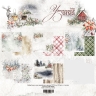 НЕПОЛНЫЙ КОМПЛЕКТ Набор бумаги FANTASY коллекция "Уютная зима" размер 20*20 см, 190гр, 5 листов + бонус 