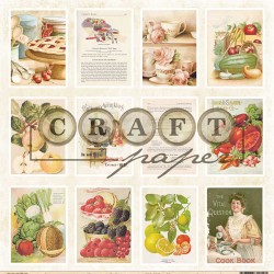 One-sided sheet of paper CraftPaper Favorite recipes 