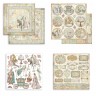 Набор двусторонней бумаги для скрапбукинга Stamperia "Sleeping Beauty" 30,5x30,5 см, 10 листов, 190 гр\м2