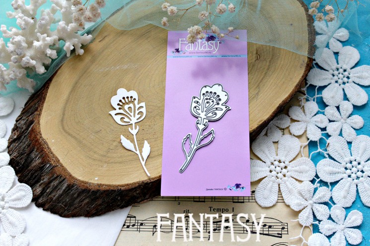 Knife for cutting Fantasy "Fairy flower" size 7*2.7 cm
