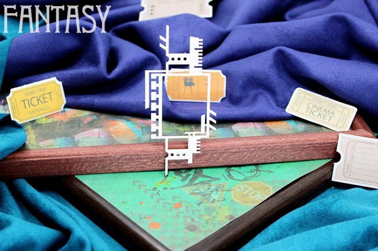 Chipboard Fantasy "Steampunk 2024" size 9*4.2 cm