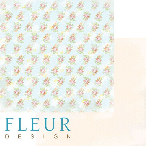 Double-sided sheet of paper Fleur Design Boys "Space", size 30. 5x30. 5 cm, 190 gr/m2