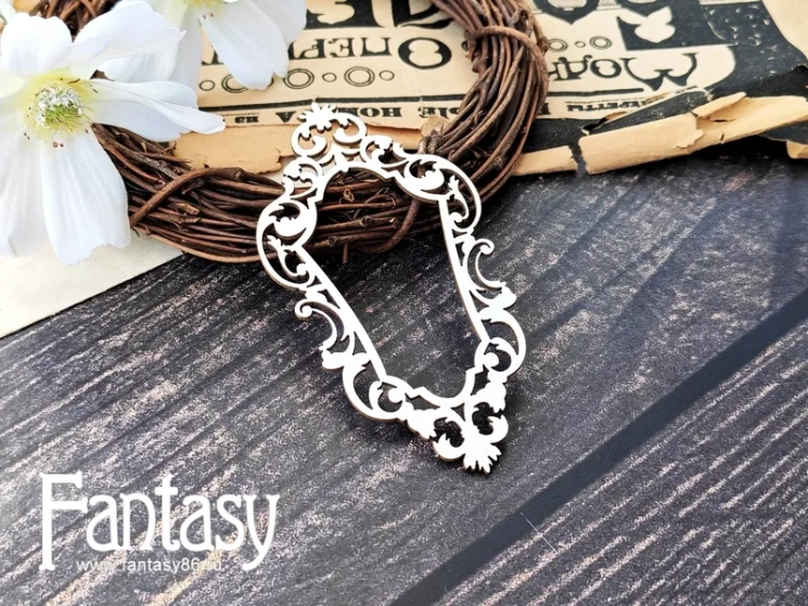 Чипборд Fantasy "Рамка 3836" размер 6.5*9.3 см 