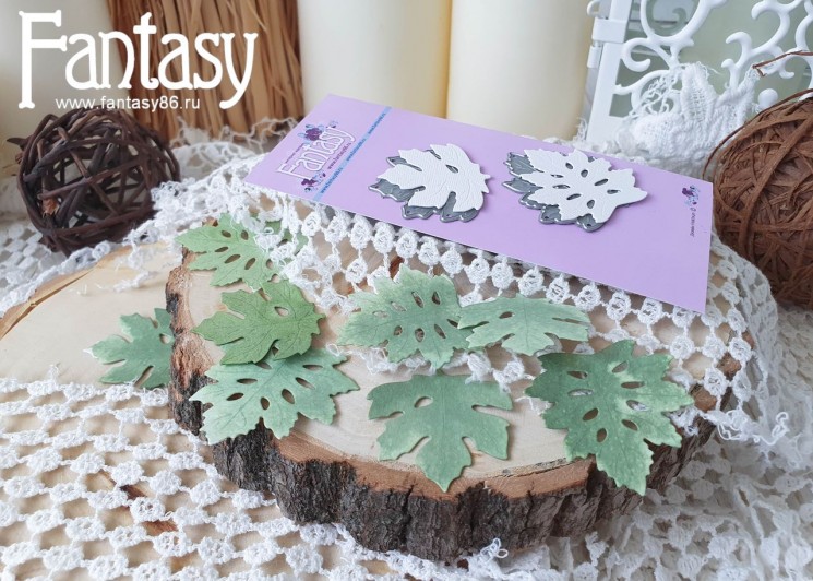 Нож для вырубки Fantasy «Лист манджеточник 1358»  