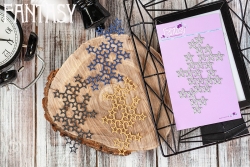 Нож для вырубки Fantasy "Звездочки"  размер 11*6.3 см