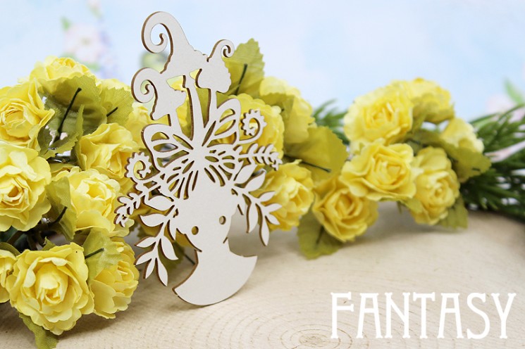 Чипборд Fantasy "Лесной эльф 1657" размер 6,1*8,3 см