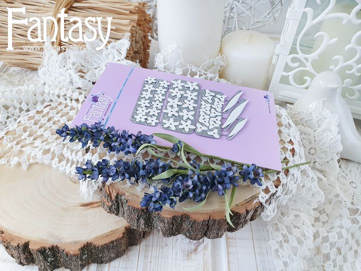 Нож для вырубки Fantasy "Лаванда 1466", размер 6,5*8,6 см