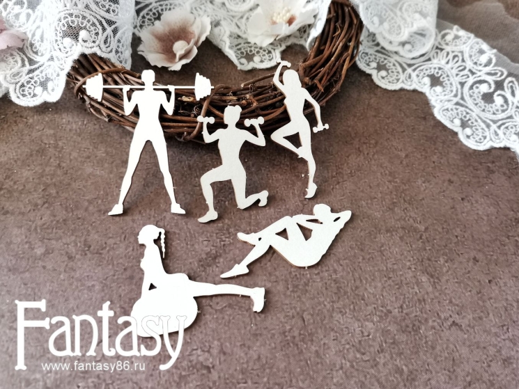 Чипборд Fantasy "Фитнес (спорт) 3579" 