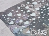Трафарет Fantasy "Россыпь Сердец 25", толщина пластика 0,5 мм, размер 12*12 см