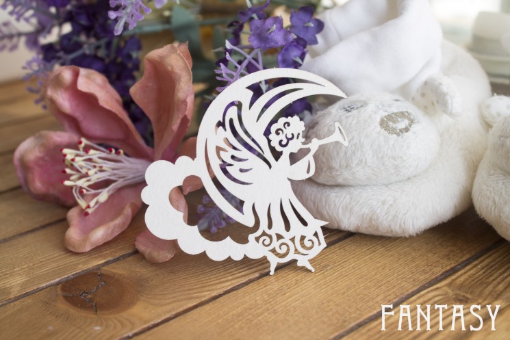 Чипборд Fantasy "Новый год 127", размер 6,5х6 см