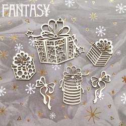 Чипборд Fantasy "Набор подарков 1" 4 шт