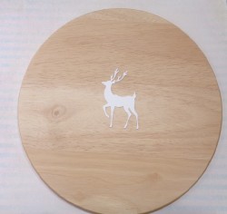 Cutting Deer 2 white cardstock paper 290 gr.