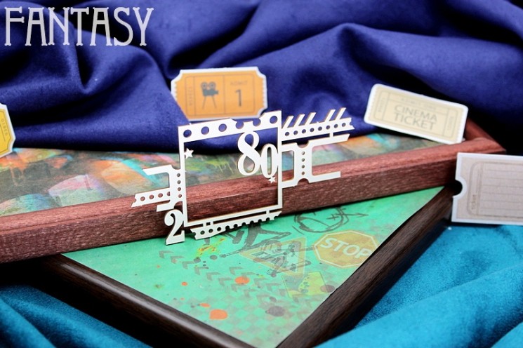 Chipboard Fantasy "Steampunk 80" size 9*4.6 cm