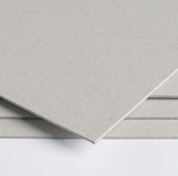 A sheet of gray bound cardboard, size 30x30 cm, thickness 1.2 mm