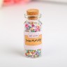 Glitter in a jar ArtUzor "Asterisks mix" size 3mm, 7gr 
