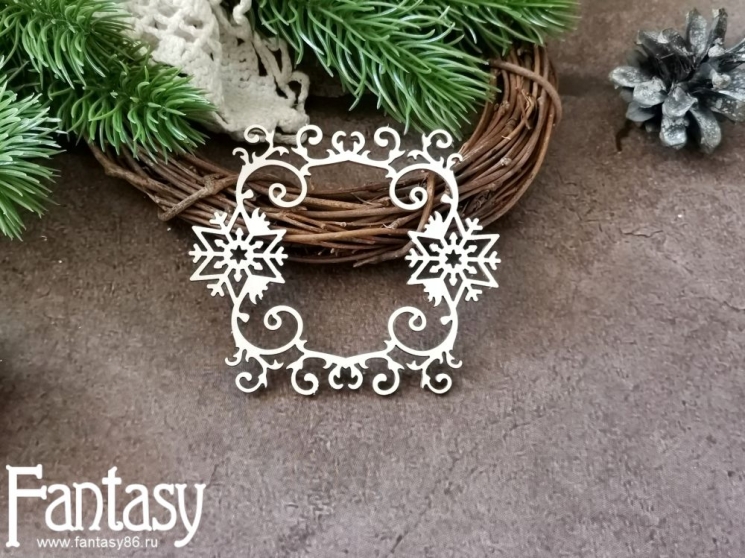 Чипборд Fantasy "Рамка 3716", размер 7*8 см 