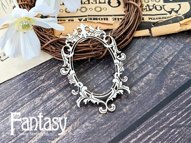 Чипборд Fantasy "Рамка 3829" размер 7.7*9 см