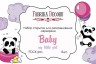 Set of postcards for coloring with markers Fabrika Decoru "MY LITTLE BABY GIRL", 8 pcs, size 10x15 cm
