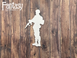 Чипборд Fantasy "Солдат 2685", размер 4,5*7,9 см 