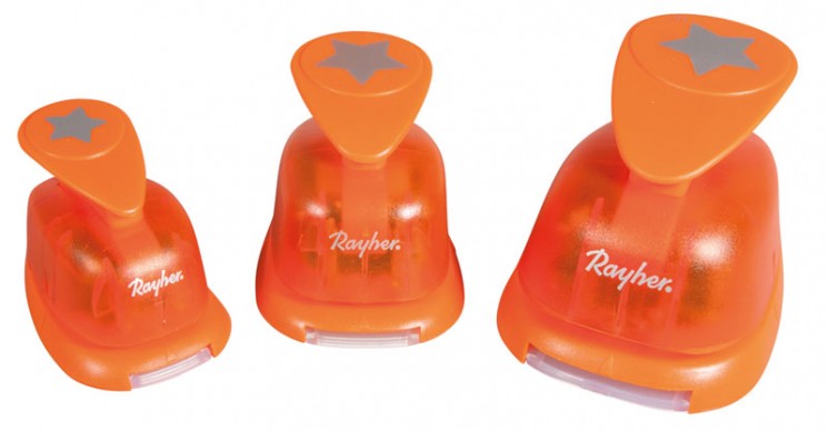 Hole punches in the Rayher Stars set (3 pcs)