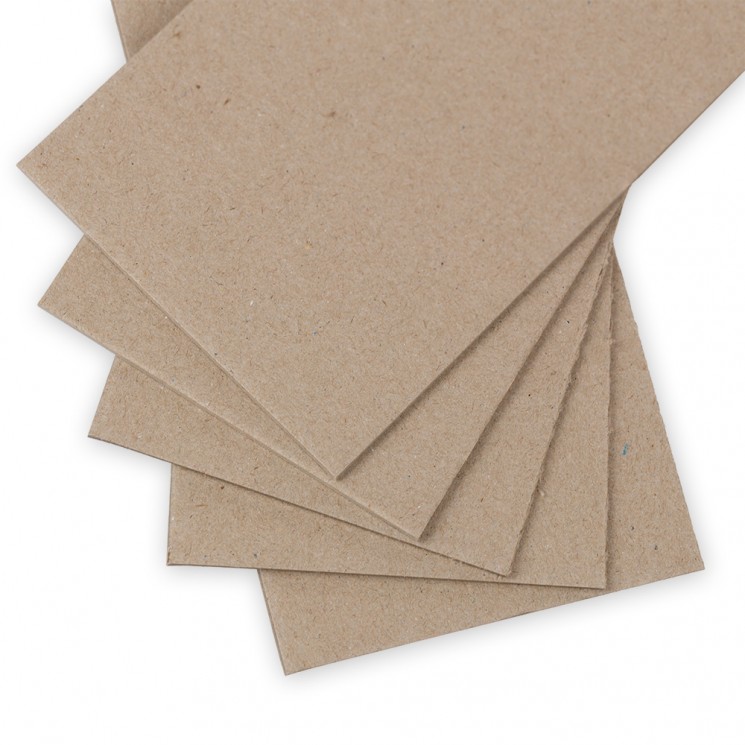 Grey bound cardboard 2.0 mm, 21x30 cm, 1250g/m2