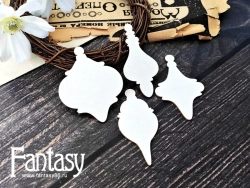 Чипборд Fantasy "Новогодние шары 3843" 