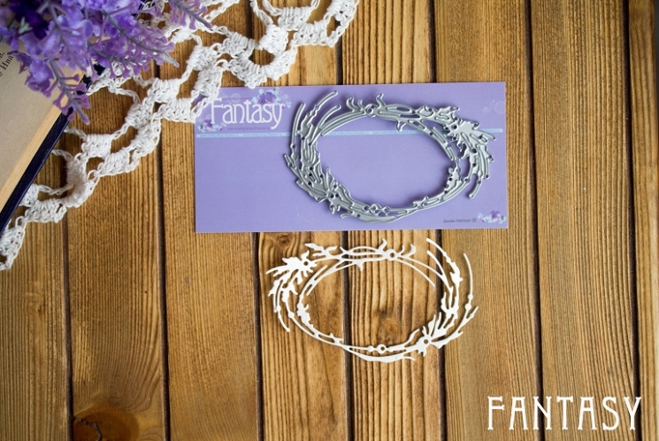 Нож для вырубки Fantasy "Веночек-полевой" размер 8,6*5 см 