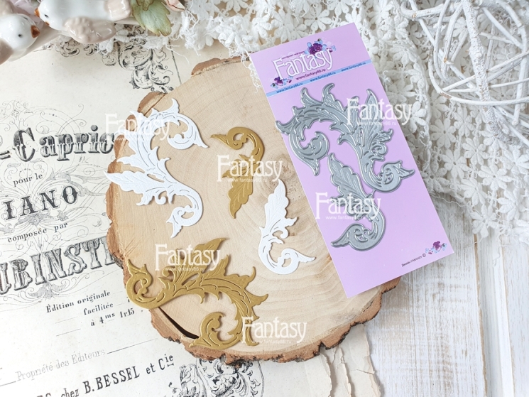 Нож для вырубки Fantasy «Завитки 1669» 