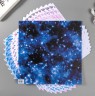 Sheet with pictures for cutting Fabrika Decoru "Mystical space crystal" size 30. 5x30. 5 cm