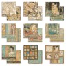 Набор двусторонней бумаги для скрапбукинга Stamperia "Klimt" 15,2х15,2 см, 10 листов, 190 гр\м2
