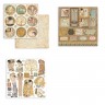Набор двусторонней бумаги для скрапбукинга Stamperia "Klimt" 15,2х15,2 см, 10 листов, 190 гр\м2