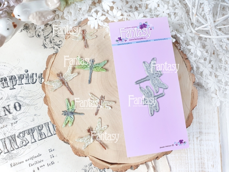 Нож для вырубки Fantasy «Стрекозы 1671»