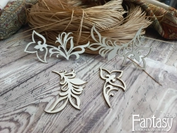 Чипборд FantasyScrap "Славянские узоры мини", Fch-4040 размер от 2,7*3,4 см  до 5,1*3,6 см