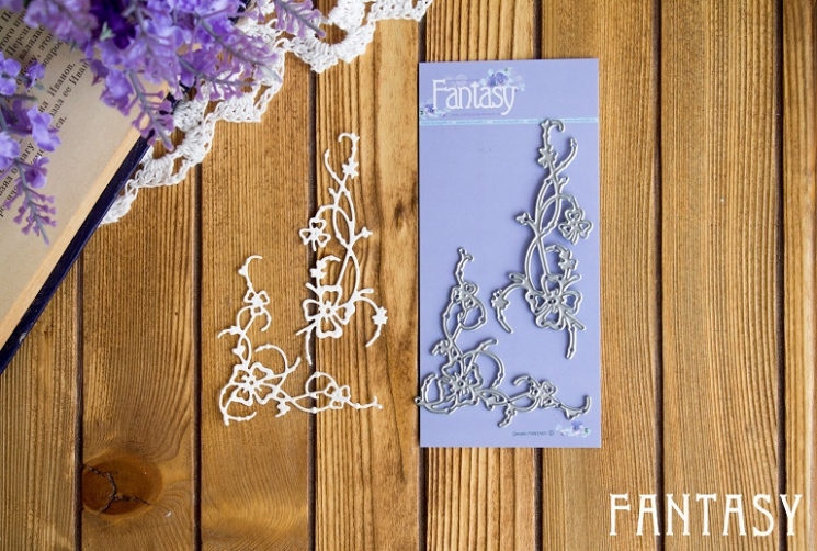 Ножи для вырубки Fantasy "Клевер - уголок, клевер - росток", размер 5,8Х5,7 см и 7,3Х3,8 см