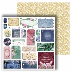 Double-sided sheet for cutting out Dream Light Studio Magnolia 