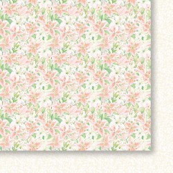 Двусторонний лист бумаги Galeria papieru "Field Lilies- 06", размер 30х30 см, 200 гр/м2