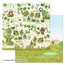 Двусторонний набор бумаги 30,5х30,5 см "Винни-Пух", 6 листов, 180 гр (ScrapMania)