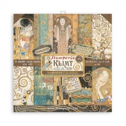 Набор двусторонней бумаги для скрапбукинга Stamperia "Klimt" 30,5x30,5 см, 10 листов, 190 гр\м2