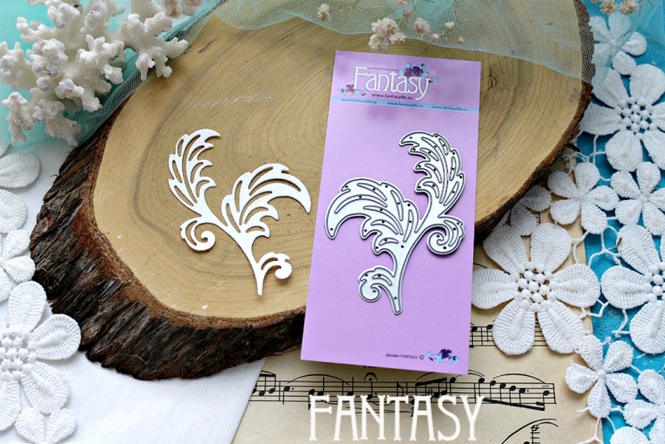 Нож для вырубки Fantasy "Хохломские мотивы " размер 7.3*5см