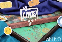 Чипборд Fantasy Комикс "LIKE! в рамке 2029" размер 5,5*7,2 см