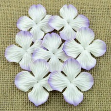 Hydrangeas "White-lilac" size 4 cm 10 pcs 