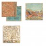 Набор двусторонней бумаги для скрапбукинга Stamperia "Klimt by Sara Alcobendas" 30,5x30,5 см, 10 листов, 190 гр\м2