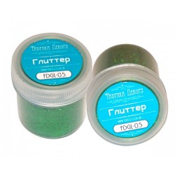 Glitter Fabrica Decoru color Green, 20 ml