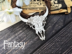 Чипборд Fantasy "Череп буйвола 3848", размер 10*13 см