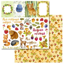 Double-sided sheet of ScrapMania paper 