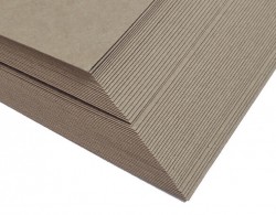 Grey bound cardboard 0.9 mm, 30x30 cm, 540g/m2 