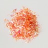 Glitter in a jar of ArtUzor "Orange flakes" 7gr 