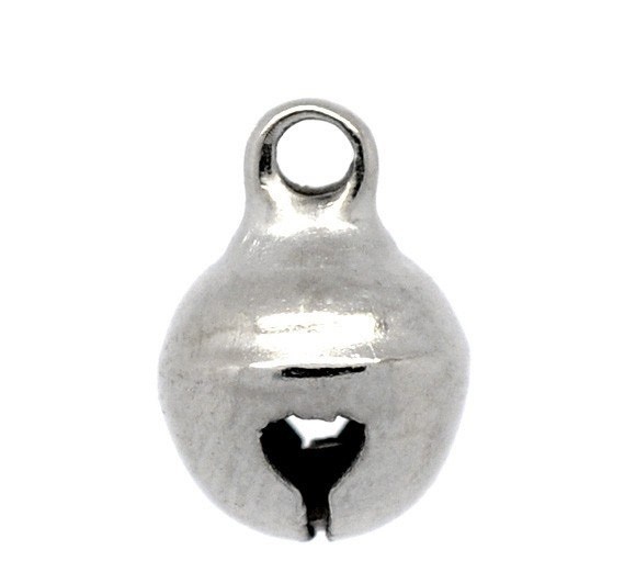 Silver pendant "Bell" size 0.7 cm, 1 pc