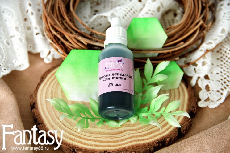 Капельная краска Fantasy для ткани "Лаймовый пунш", 30 мл