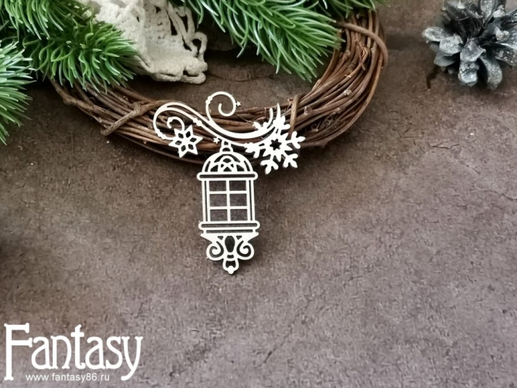 Чипборд Fantasy "Фонарь 3708", размер 7,4*5,8 см